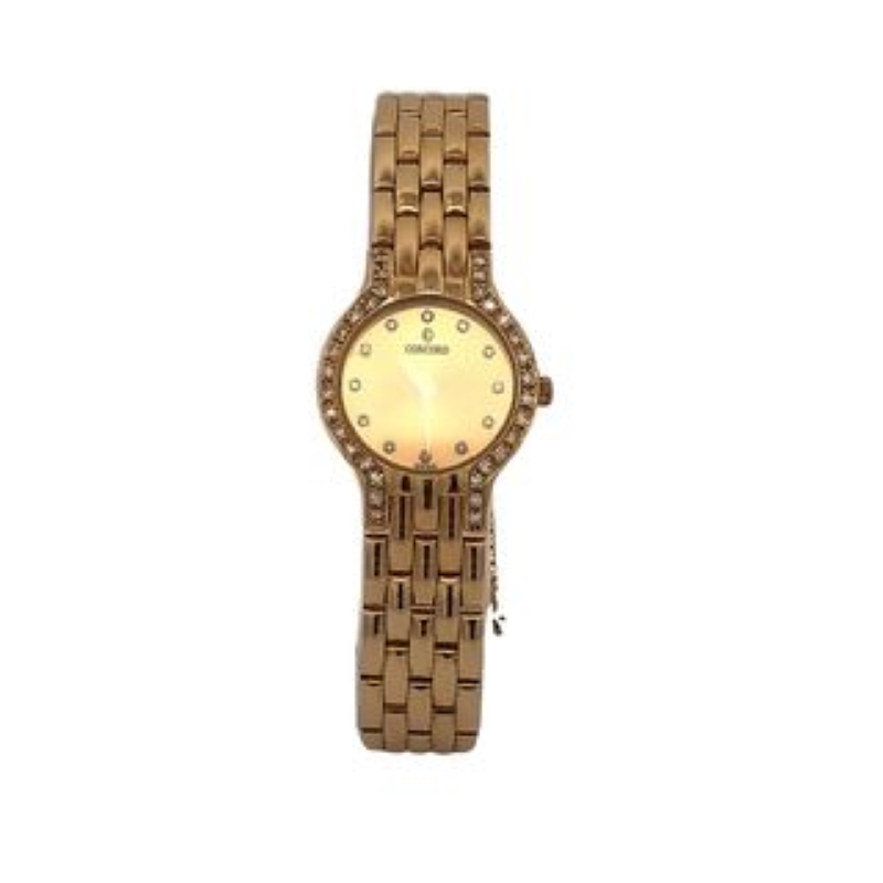 14k Yellow Gold Diamond Watch