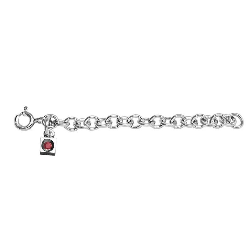 Sterling Silver Rhodium Plated Extension