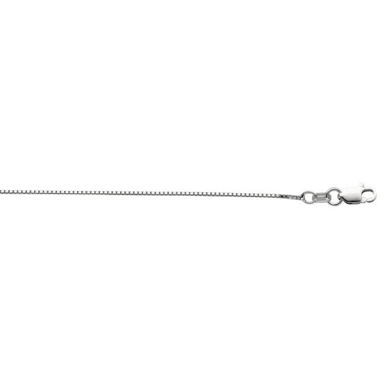 Silver Sterling Silver Box Chain Length 18