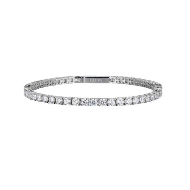 Sterling Silver Cubic Zirconia Bracelet