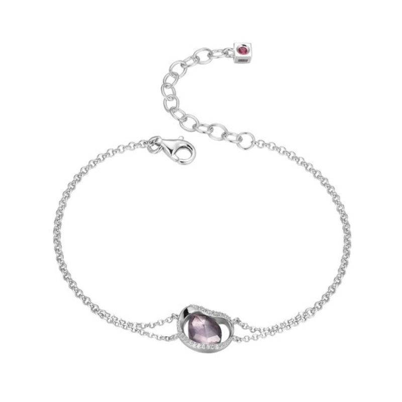 Sterling Silver Rhodium-plated Bracelet