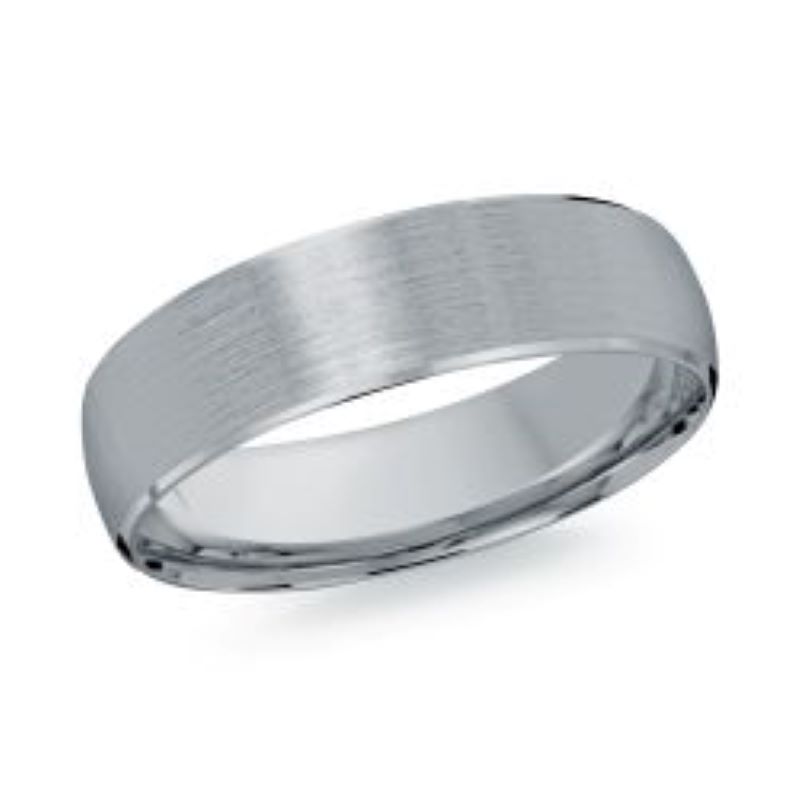 Gent's 7mm Grey Tantalum Wedding Band Size 9.5