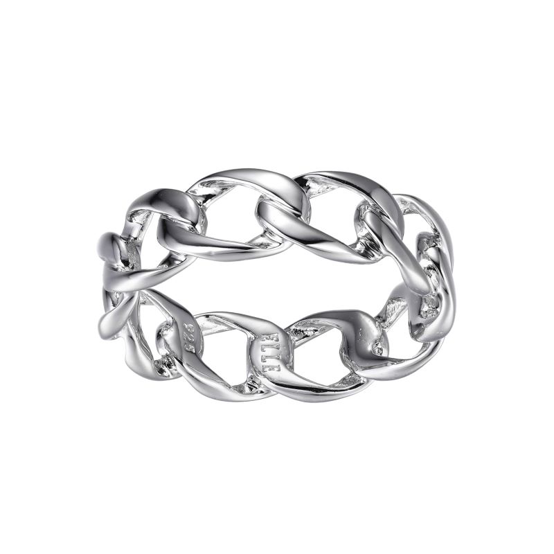 Sterling Silver Link Ring