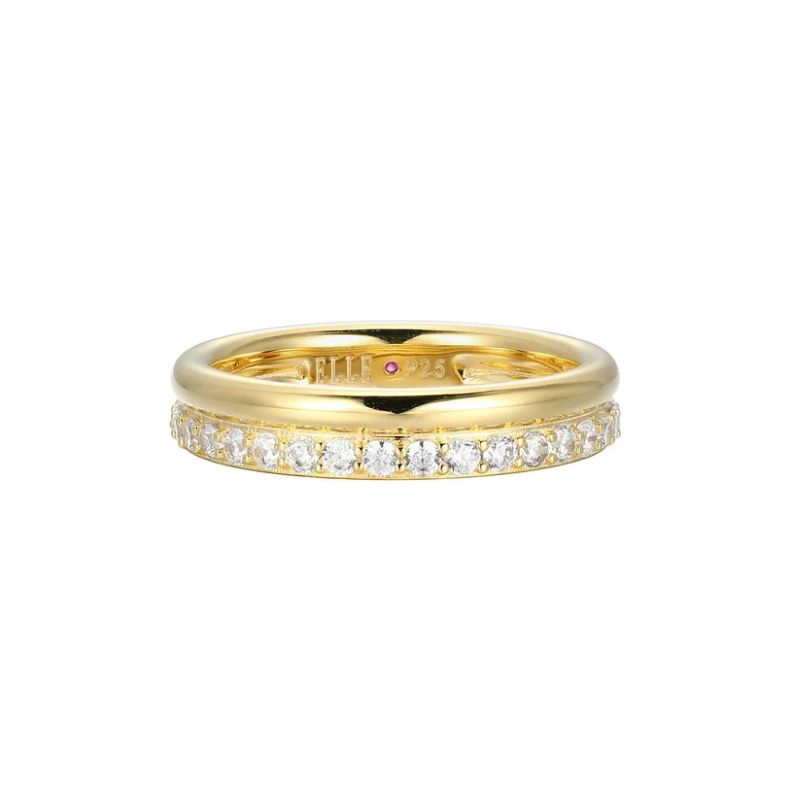 Sterling Silver Gold-plated Ring