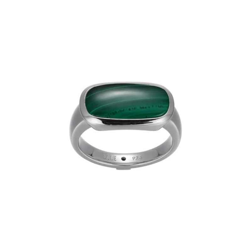 Sterling Silver Malachite Ring