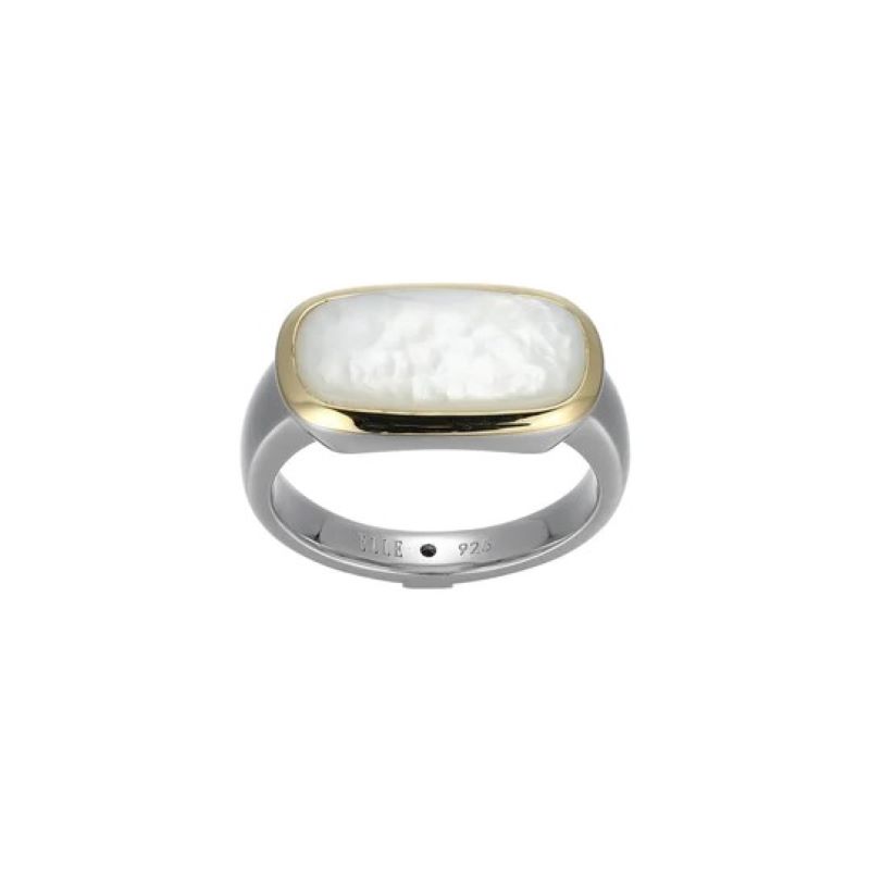 Sterling Silver Mother Of Pearl Ring