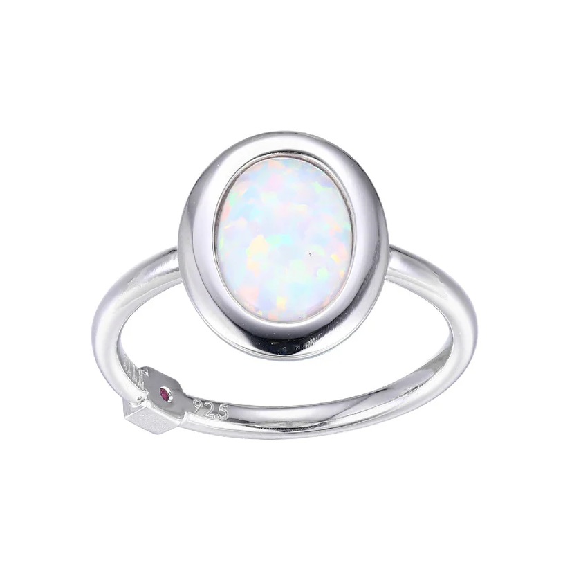 Sterling Silver Opal Ring