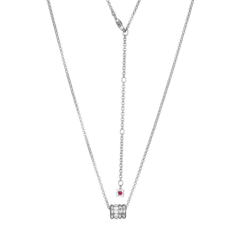 Sterling Silver Rhodium-plated Necklace