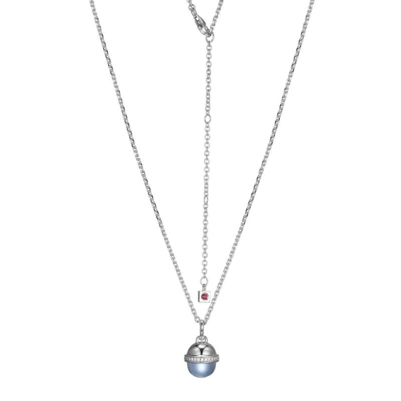 Sterling Silver Rhodium-plated Necklace