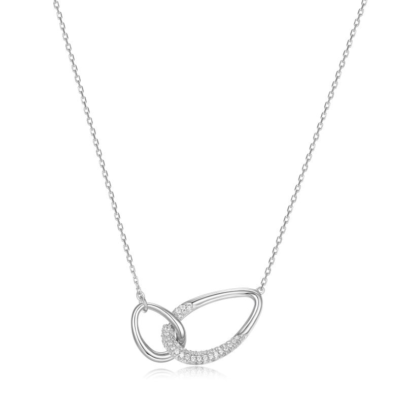 Sterling Silver Rhodium Plated Necklace