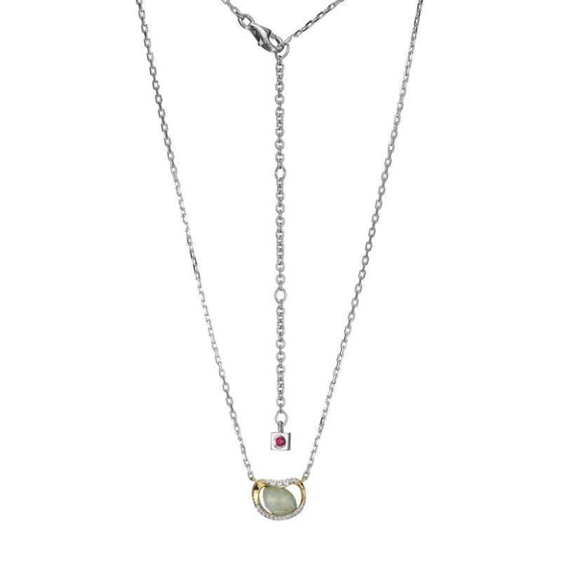 Sterling Silver Rhodium-plated Necklace