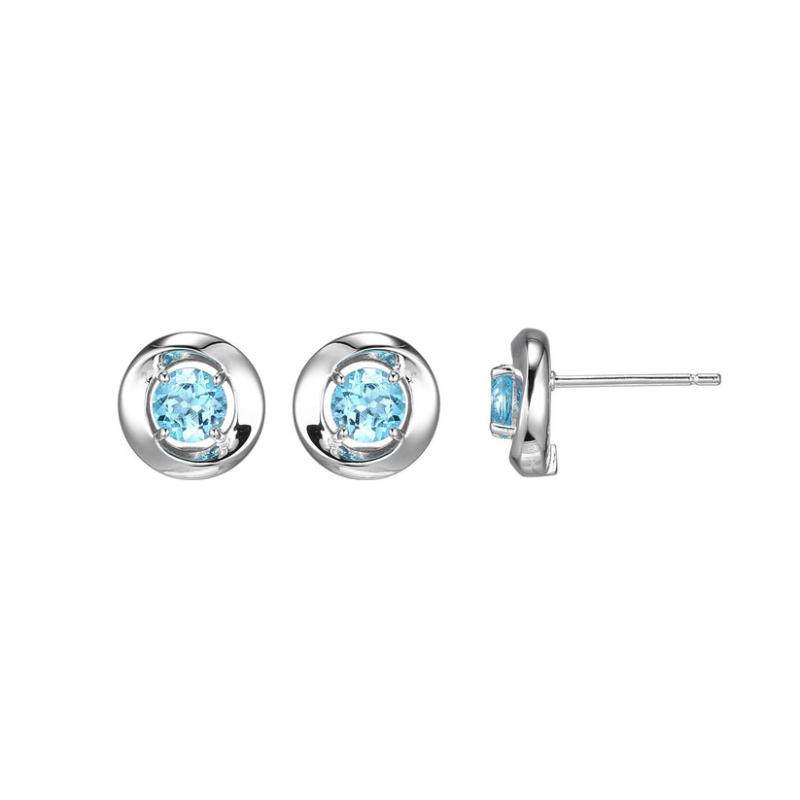 Sterling Silver Rhodium-plated Earrings