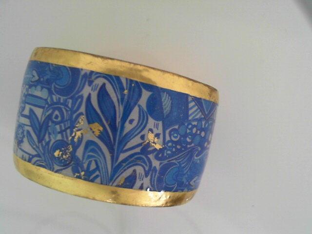 Brass Leaf Cuff