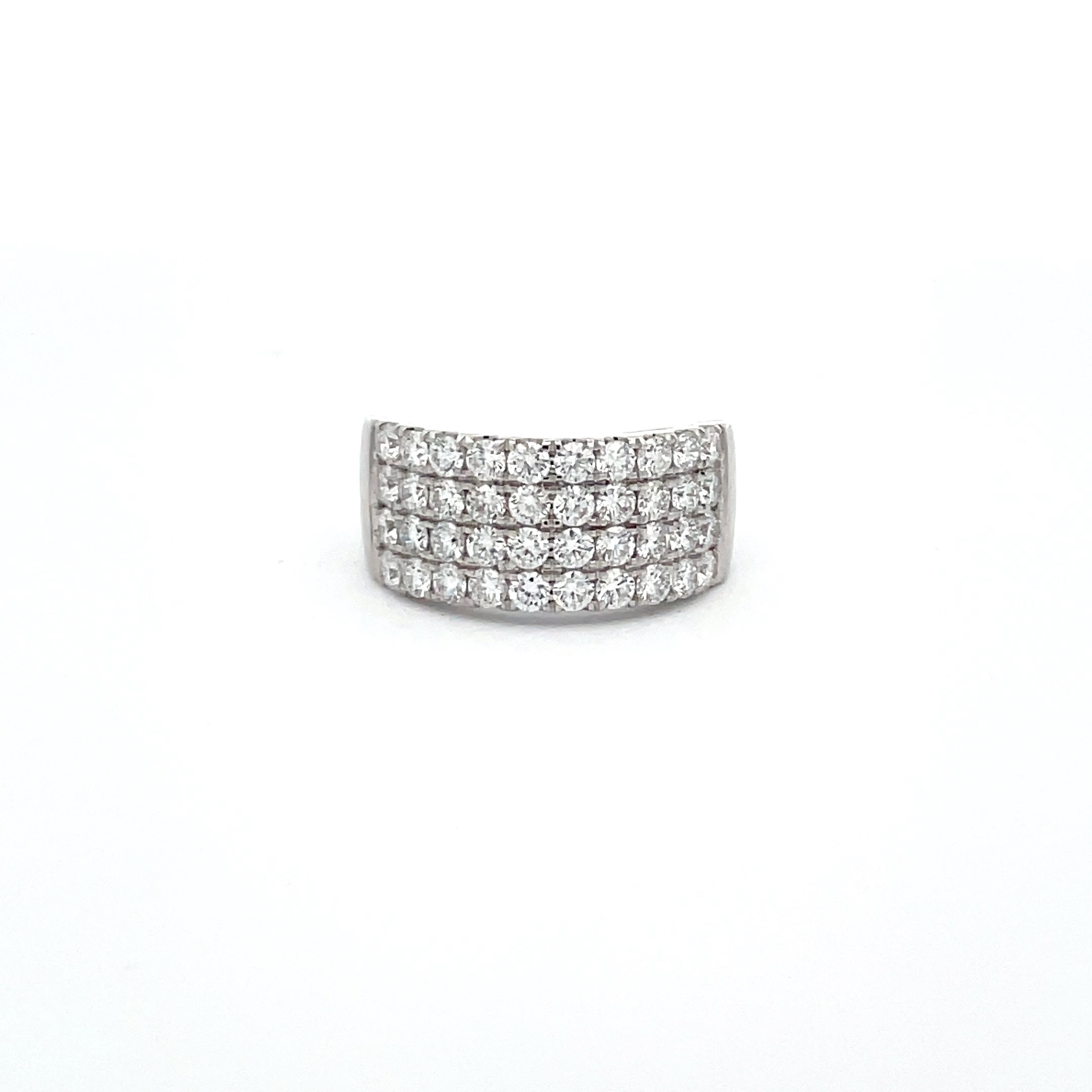 Four Row Pave Band