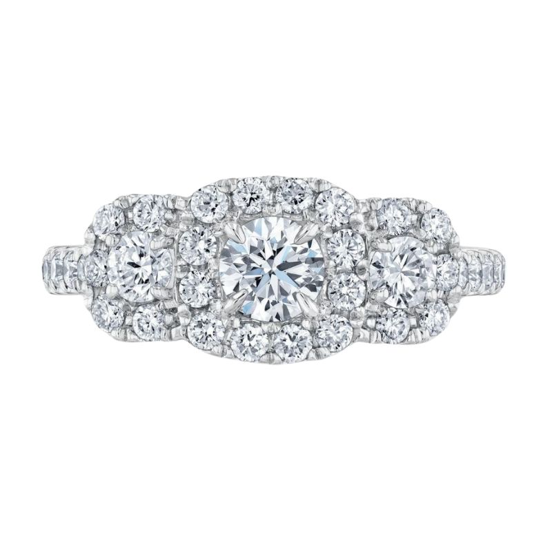 MARTIN FLYER  3 Stone Engagement Ring