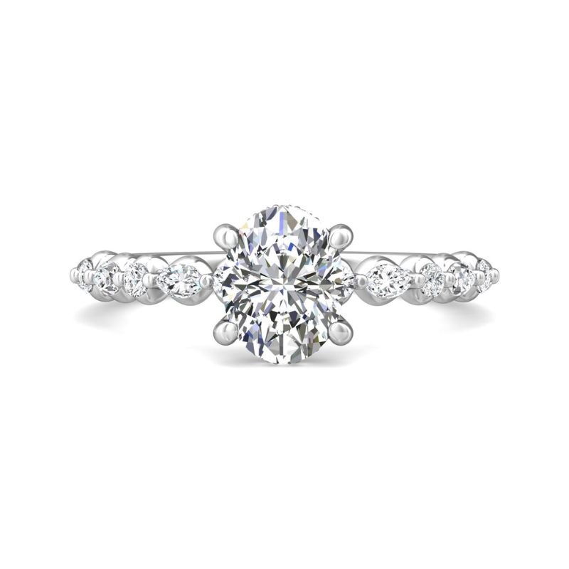 MARTIN FLYER Shared Prong Engagement Ring
