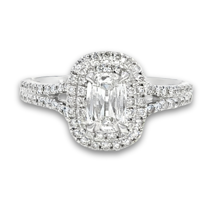 Halo Diamond Engagement Ring