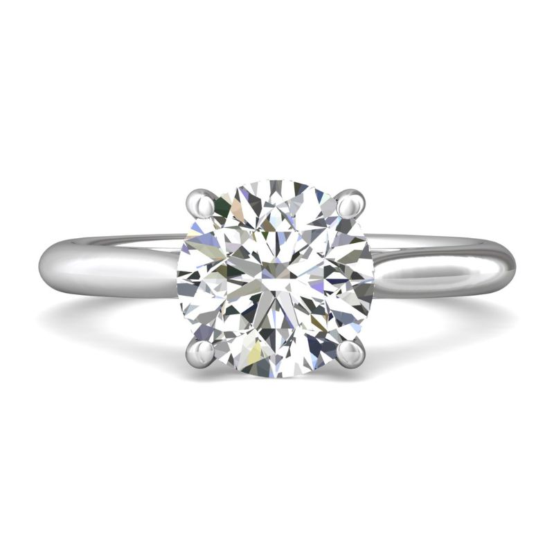 PL Solitaire Eng Ring 2.73ct G VVS2 Round LGC w/ .08ctw G-H VS2-SI1 Size 6.5 
M $2500 C $1899