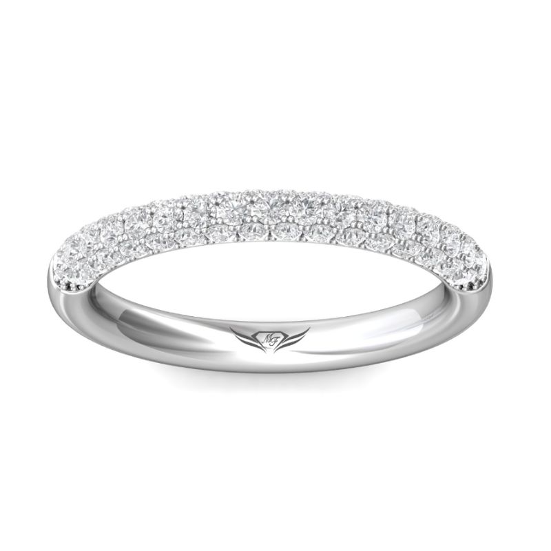 ESTATE MARTIN FLYER Diamond Pavé Wedding Band