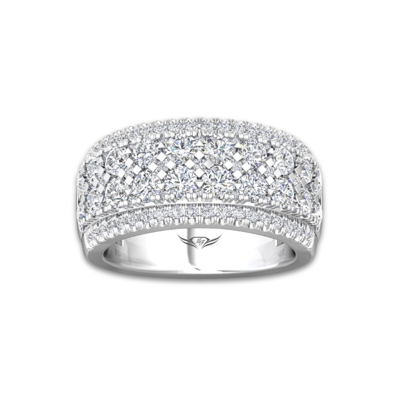 MARTIN FLYER Pave Diamond Ring