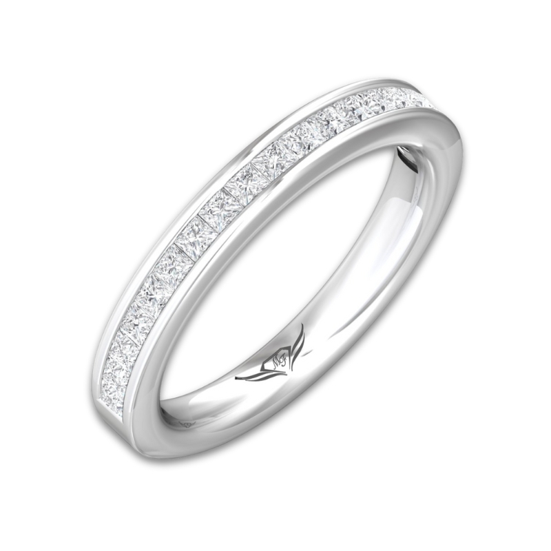 MARTIN FLYER Channel Set Diamond Wedding Band