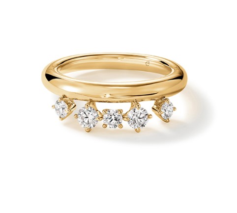 HEARTS ON FIRE Barre Floating Diamond Ring
