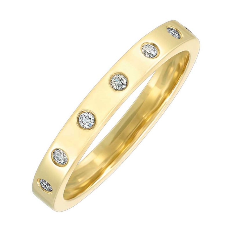 7 Stone Diamond Band Ring