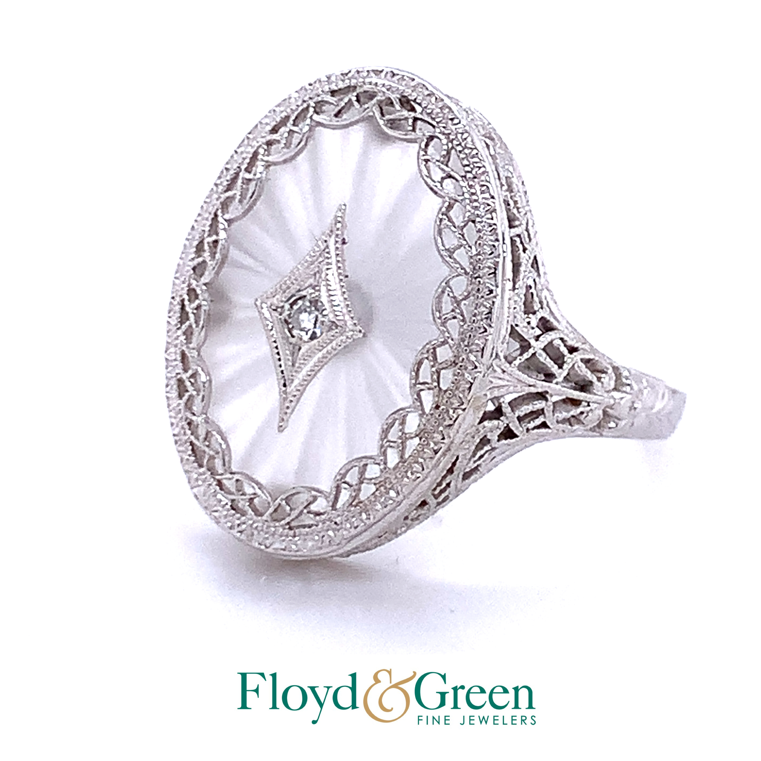 10KW Diamond Ring, Size 6, 3.1g