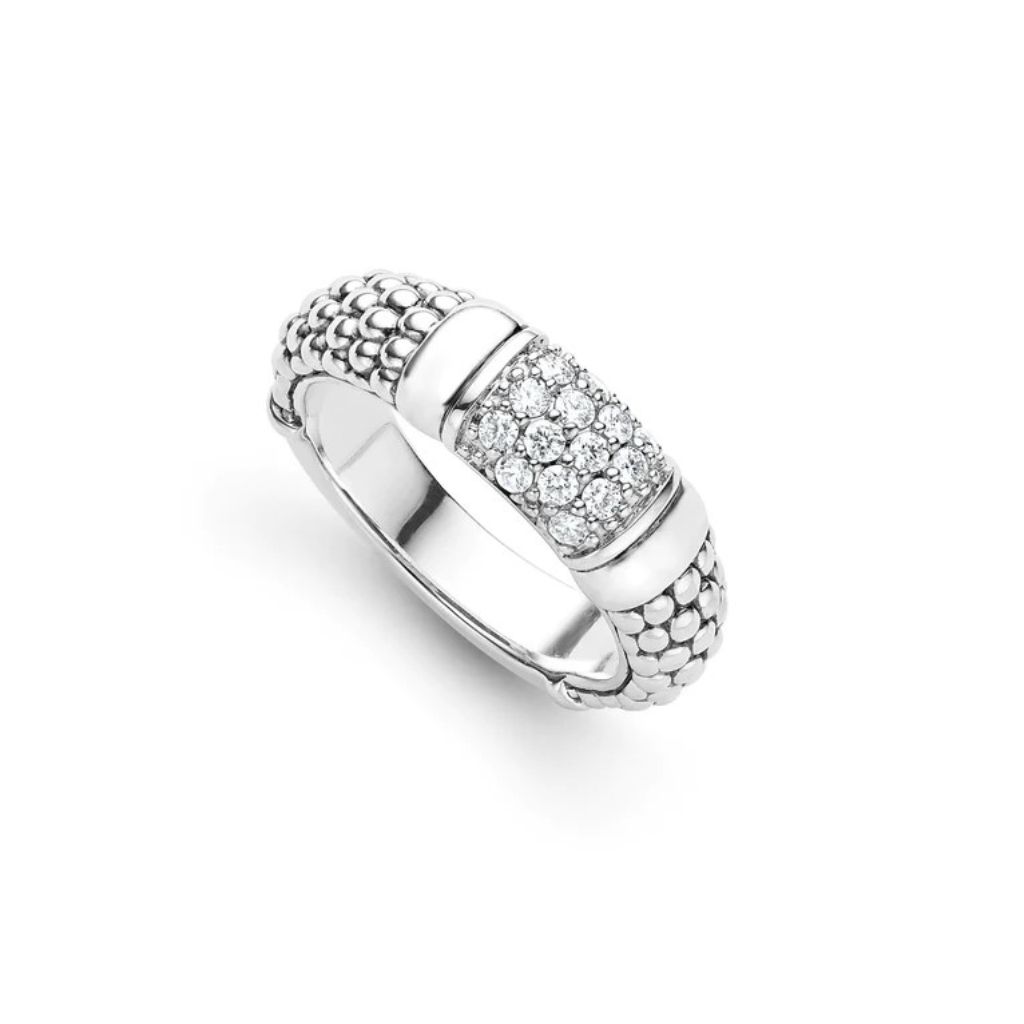 LAGOS: SIGNATURE CAVIAR DIAMOND RING