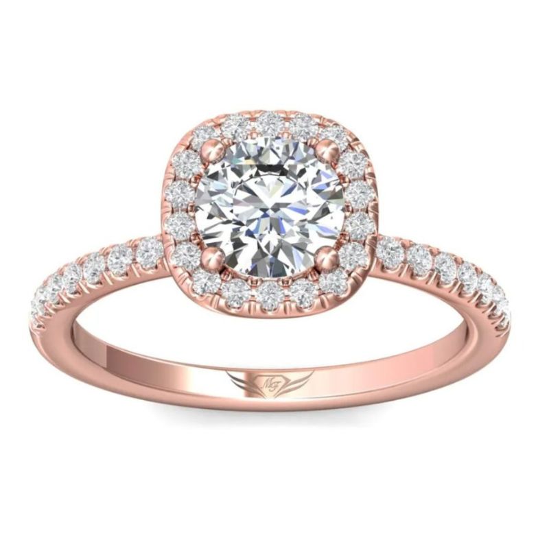 MARTIN FLYER Halo Engagement Ring Setting