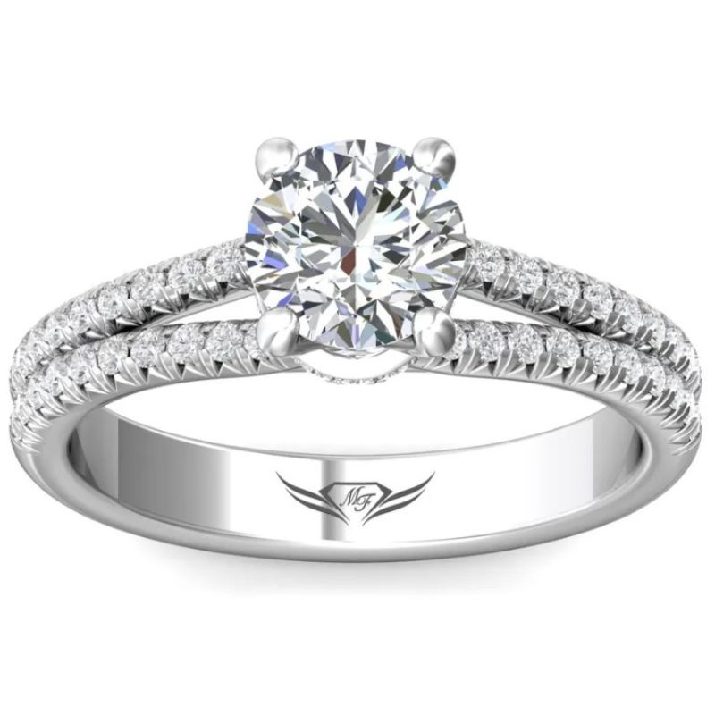 MARTIN FLYER Split Shank Engagement Ring Setting