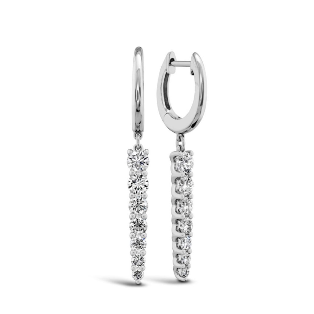 MEMOIRE Identity Diamond Drop Earrings