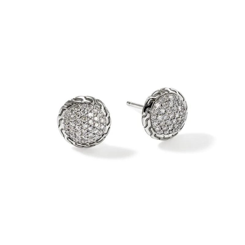 JOHN HARDY Essentials Pavé Diamond Stud Earrings