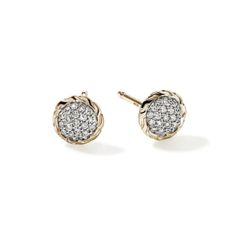 JOHN HARDY Essentials Pavé Diamond Stud Earrings