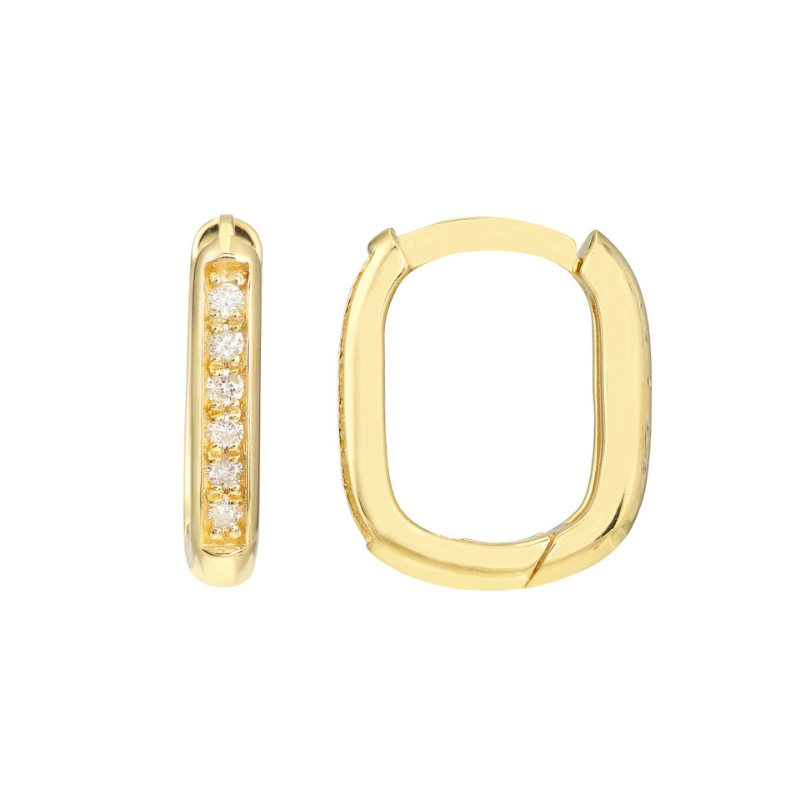 Diamond Square Hoops