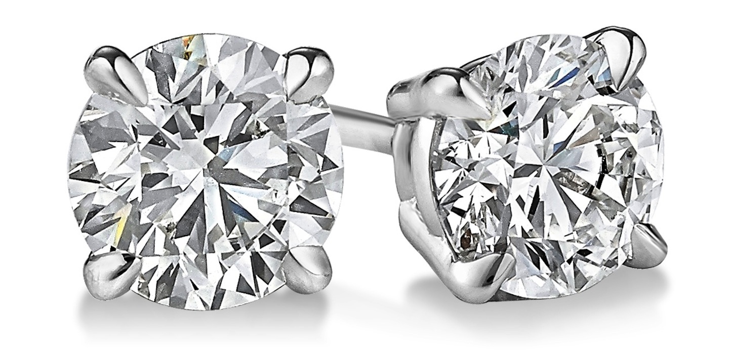 Diamond Stud Earrings 2.05ctw