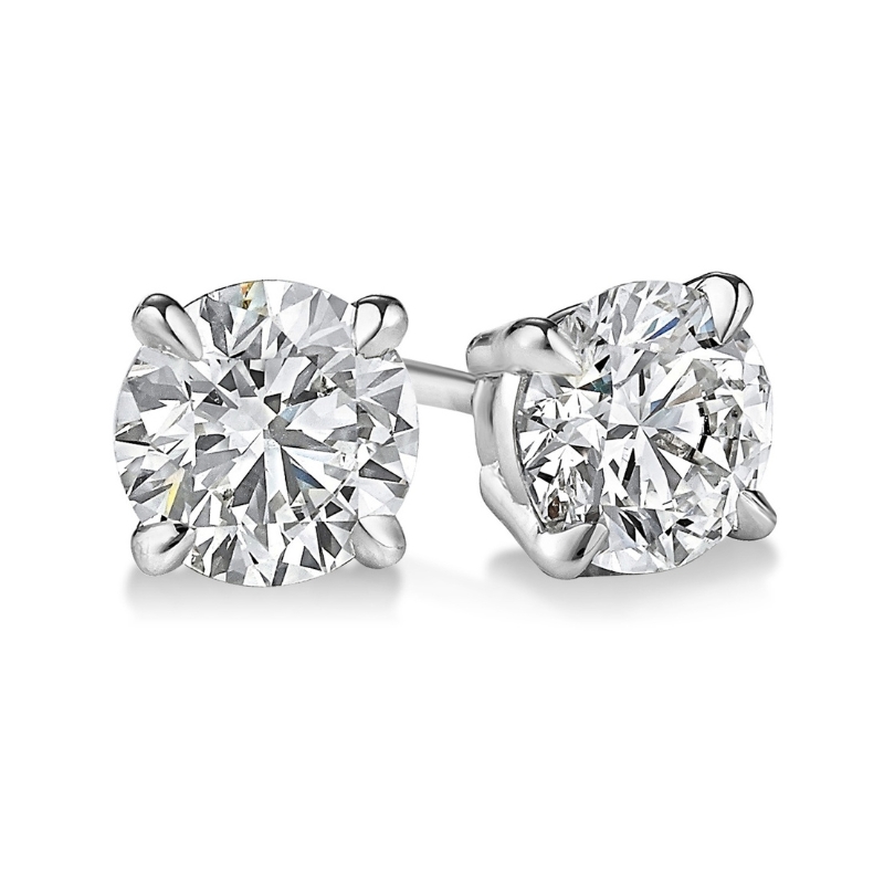 LAB Diamond Stud Earrings 2.00ctw