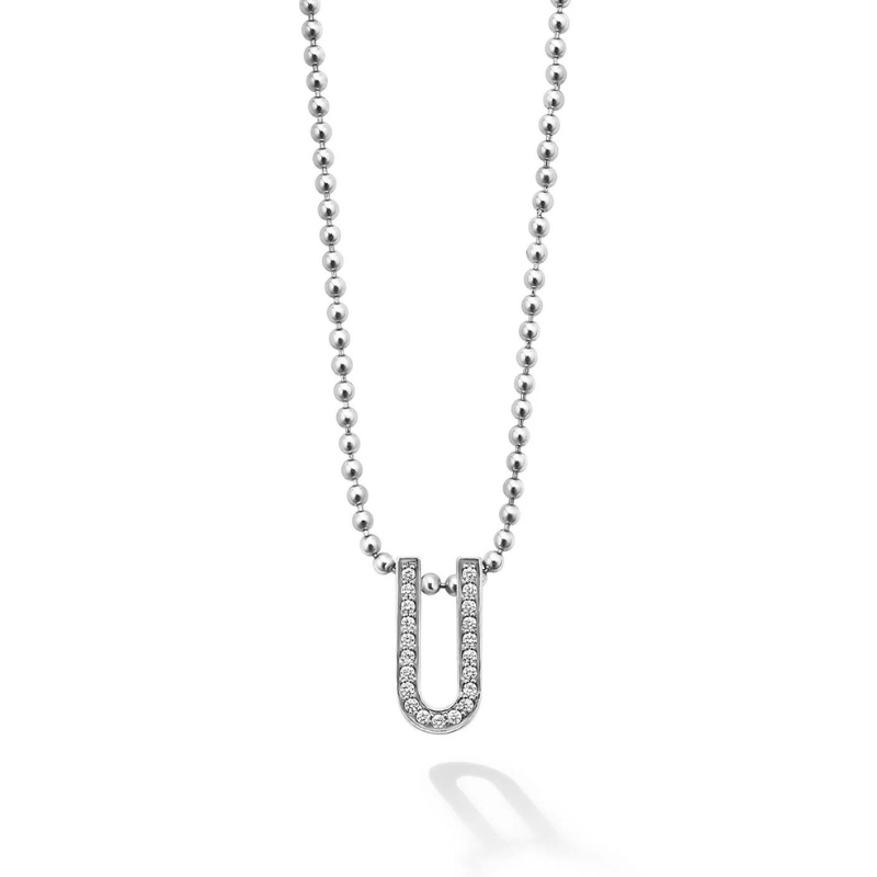 LAGOS Small Linear Diamond Pendant Necklace