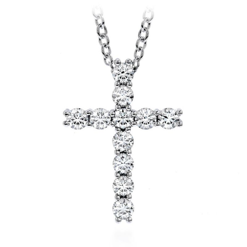 HEARTS ON FIRE Whimsical Cross Pendant Necklace