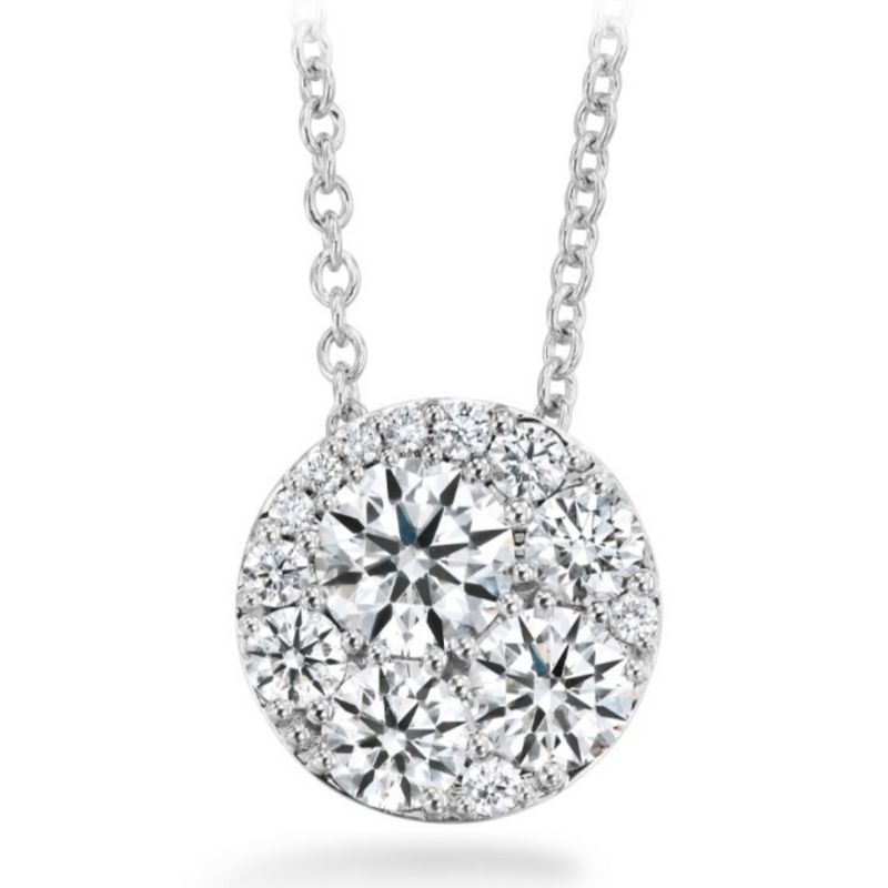 HEARTS ON FIRE Tessa Diamond Circle Pendant Necklace