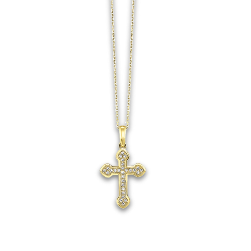 Diamond Cross Pendant Necklaces