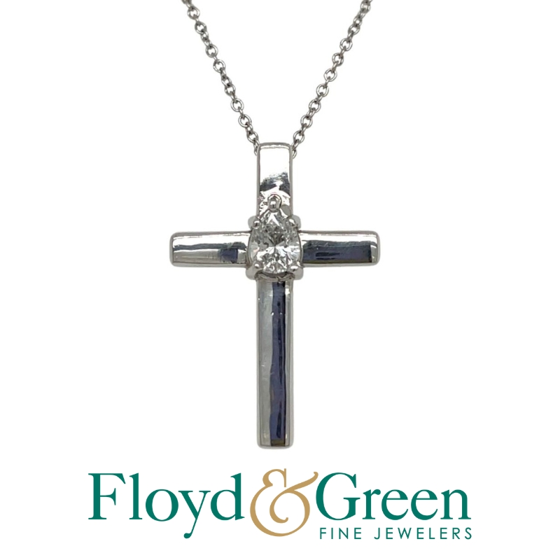 Diamond Cross Pendant Necklace