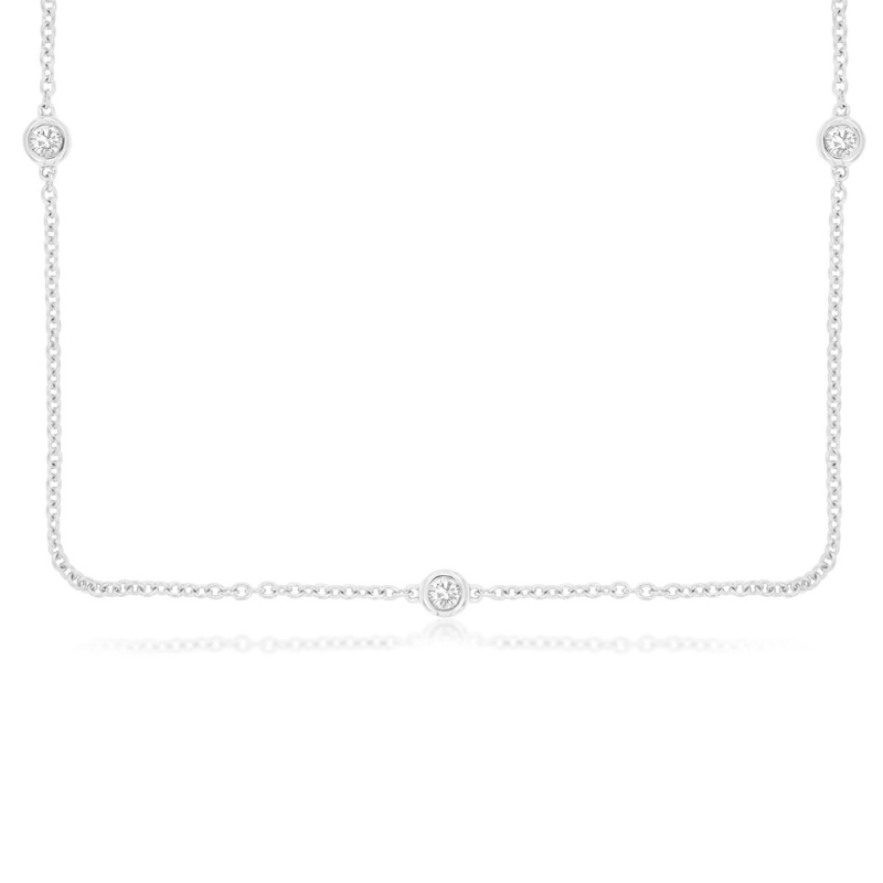 Diamond Station Necklace