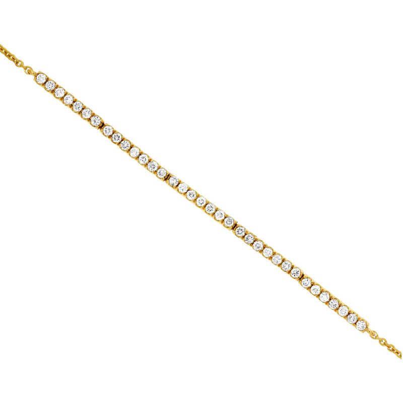 Diamond Bar Link Bracelet