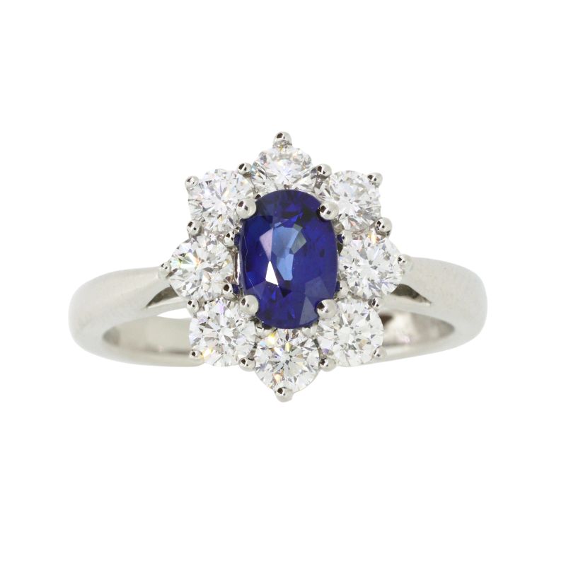 Sapphire & Diamond Ring