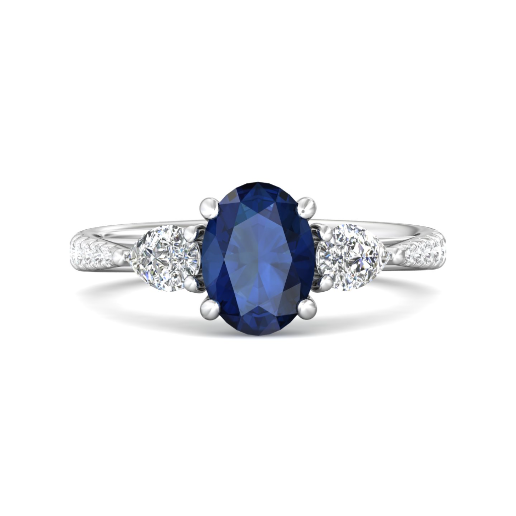 Sapphire & Diamond Ring