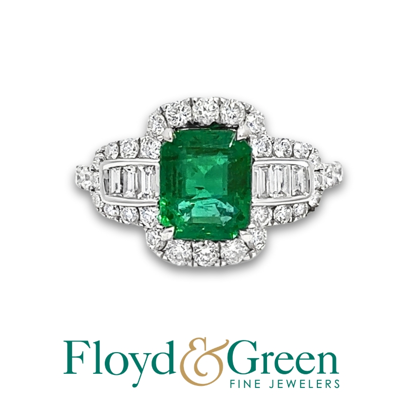 Emerald & Diamond Ring