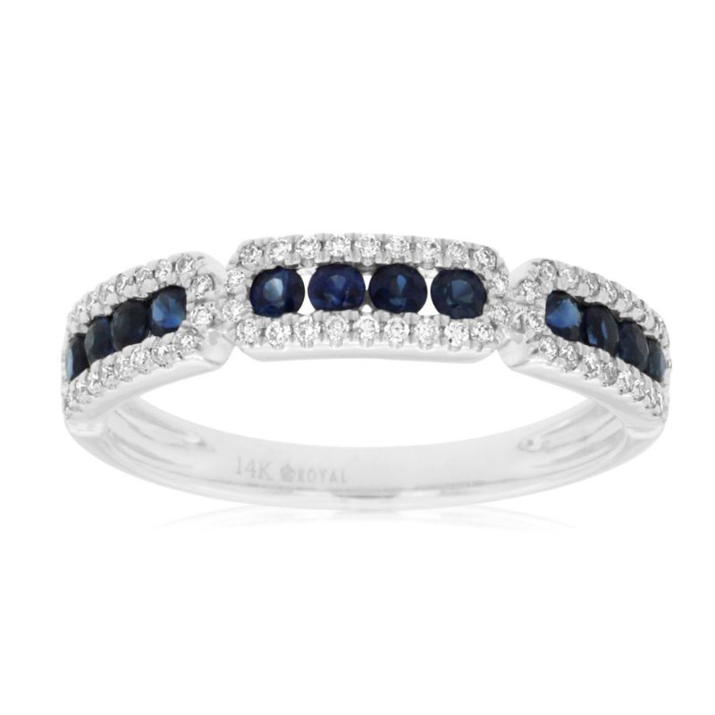 Sapphire & Diamond Band