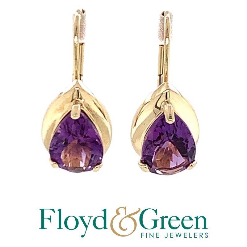 Amethyst Drop Earrings