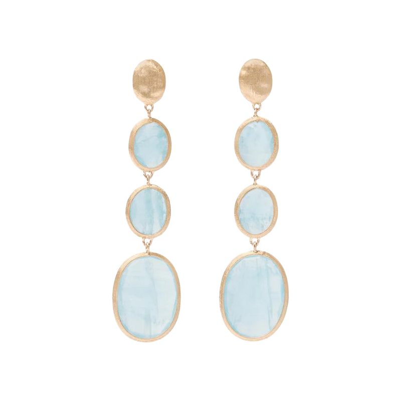 MARCO BICEGO Siviglia Aquamarine Statement Earrings